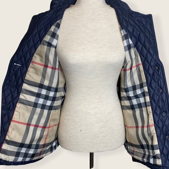 NWT | Burberry | Navy Puffer Jacket | Navy Blue | XXL - Picture 7 of 14